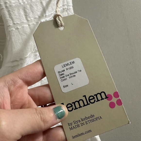 LEMLEM Kelali One Shoulder‎ Top Large - Picture 4 of 8